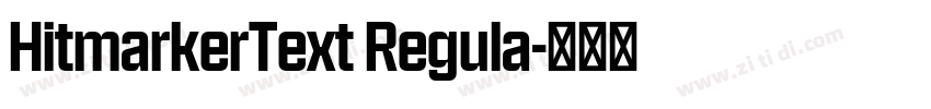 HitmarkerText Regula字体转换
